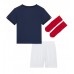 Francja Koszulka Podstawowych Dziecięca MŚ 2022 Krótki Rękaw (+ Krótkie spodenki)